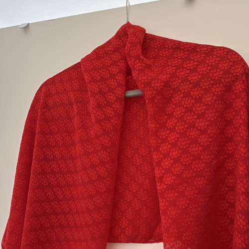 Red scarf - red,