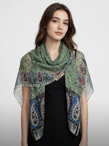 Pure silk scarf women - pure,