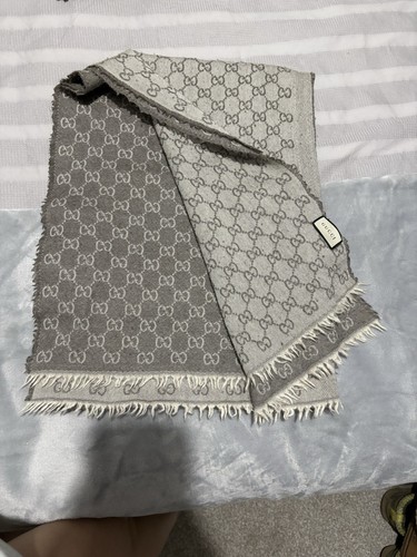 Gucci jacquard wool scarf - jacquard,