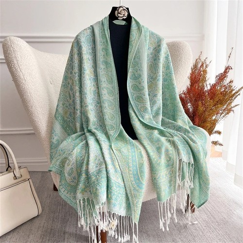 Women floral jacquard - women's, scarf