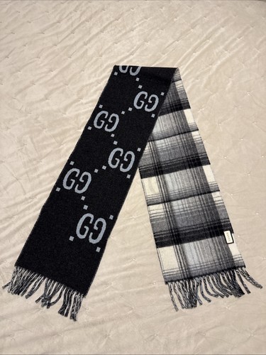 Gucci jacquard scarf with - gg,