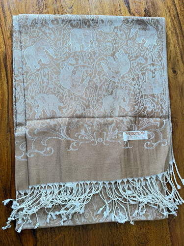 Pashmina jacquard elephant - pashmina,