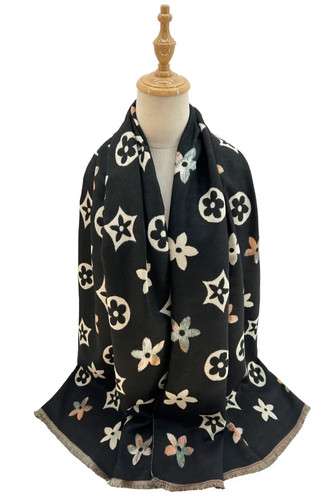 Luxurious floral fusion wool - floral,