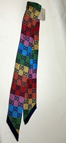Gucci rainbow colour logo - gg,