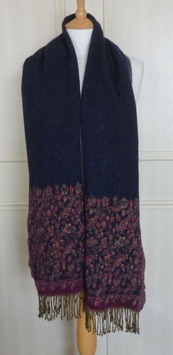 Wool crinkled jacquard floral - wool,