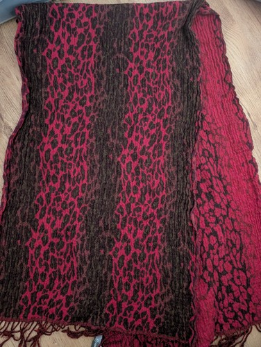 Codello 100 wool scarf red - wool,
