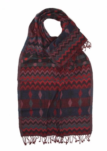 Pure soft wool large patterned - pure,