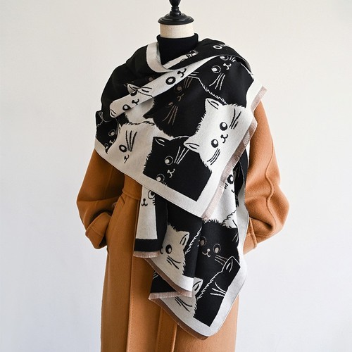 Women cat scarf - women’s,