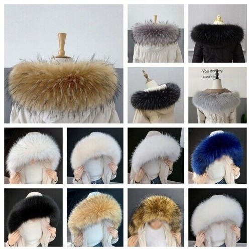 Faux fox fur collar - fur, trim