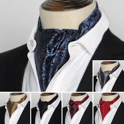 Jacquard paisley polka scarves - polka,