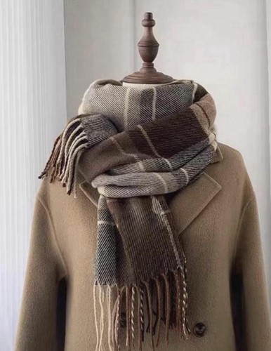Luxury long scarf check - luxury,